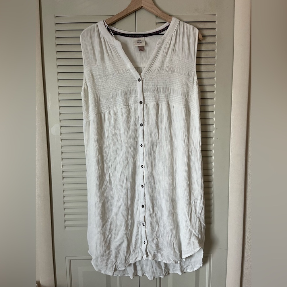 • Knox Rose White Midi Dress •